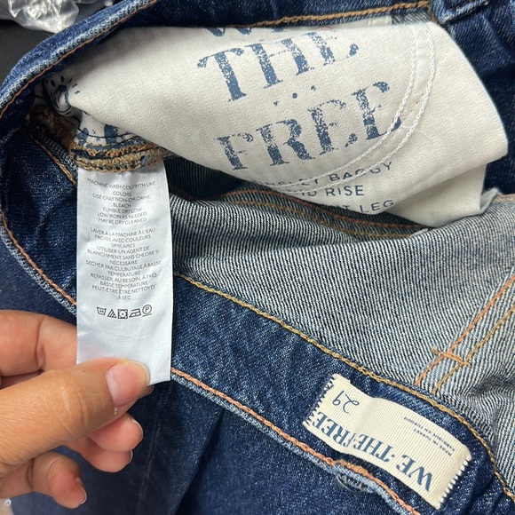Free People Tinsley Baggy High Rise Jeans - Picture 6 of 9